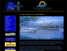 Tablet Screenshot of pontchartrainlanding.com